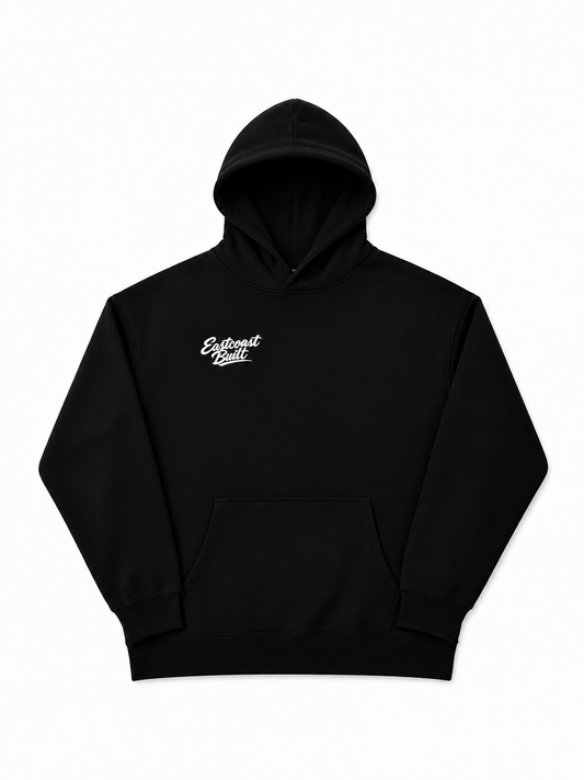 Eastcoast Built Hoodie — White Logo